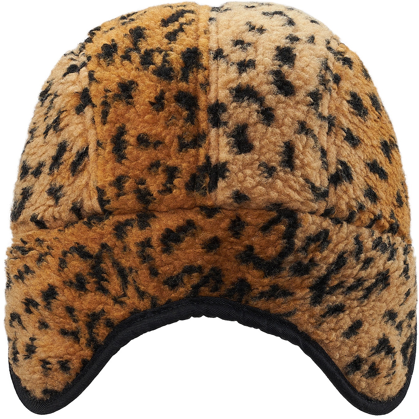Leopard Polar Fleece Earflap Camp Cap view 14
